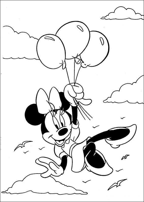 Dibujos de Minnie para colorear e imprimir