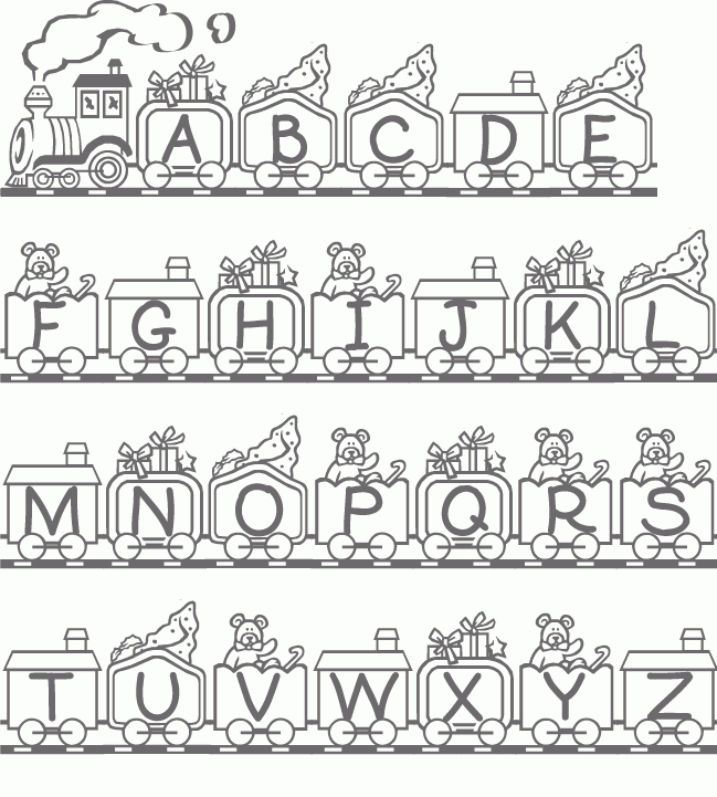 Dibujos De Letras Del Abecedario Para Colorear E Imprimir Gratis ...