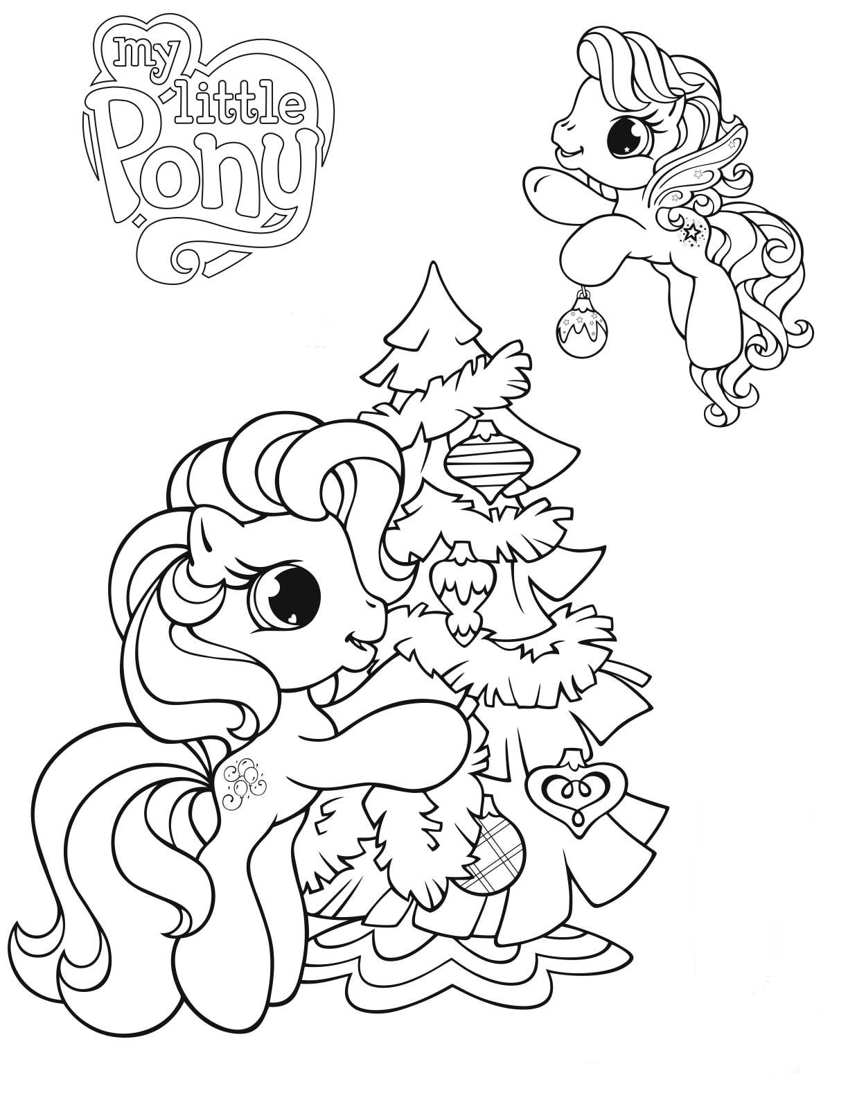 Dibujos de My Little Pony para colorear, pintar e imprimir