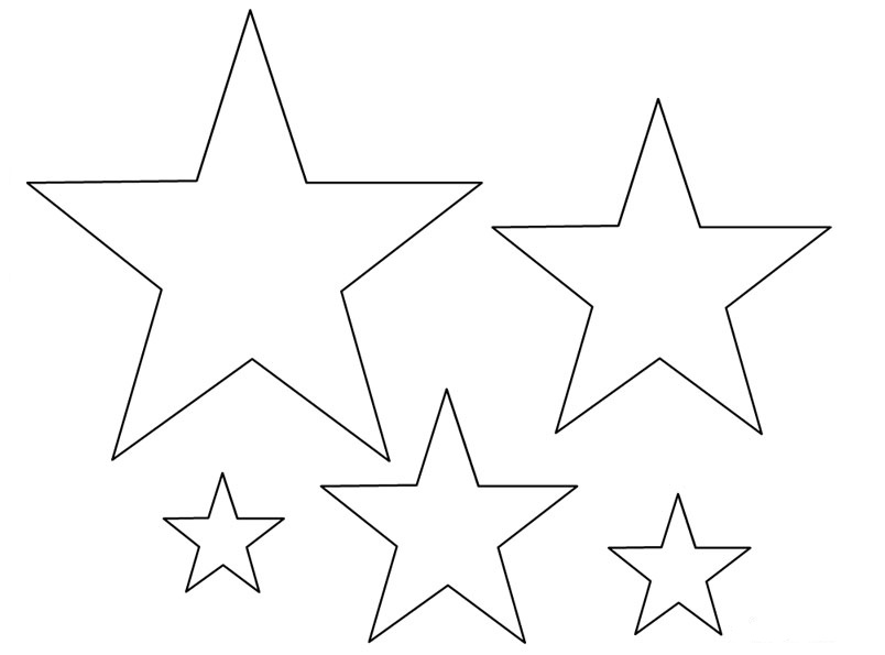 Dibujos De Estrellas Para Colorear Pintar E Imprimir Gratis