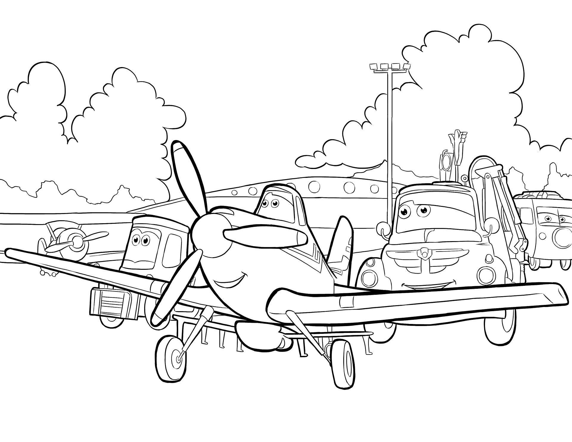 Dibujos de Aviones para colorear e imprimir gratis Dibujos de Aviones para colorear e imprimir gratis