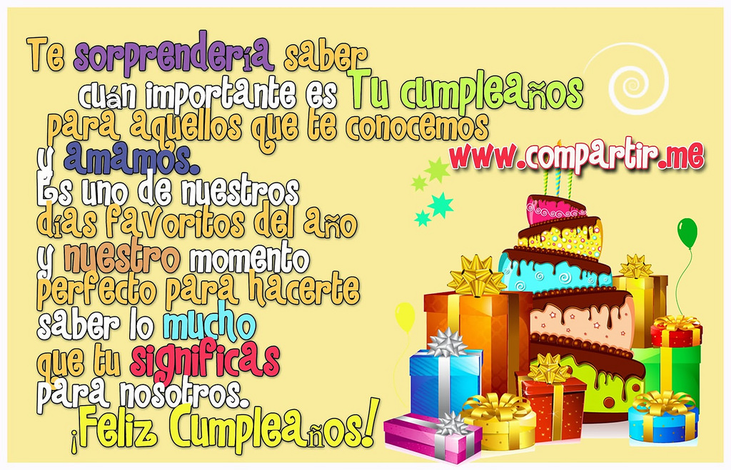 Frases de Cumpleaños en imágenes bonitas listas para dedicar