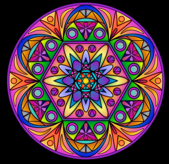 Imágenes con Mandalas de colores