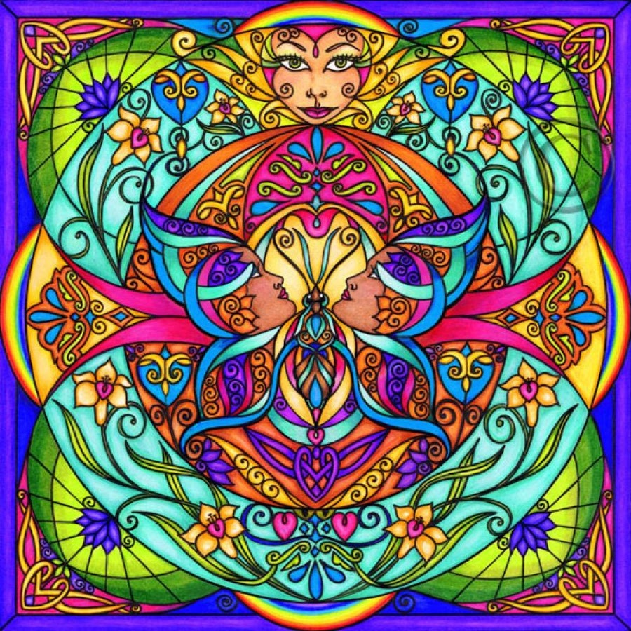 Imágenes con Mandalas de colores