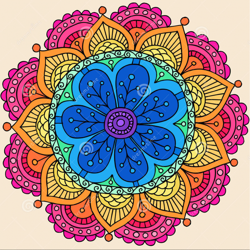 Imágenes con Mandalas de colores