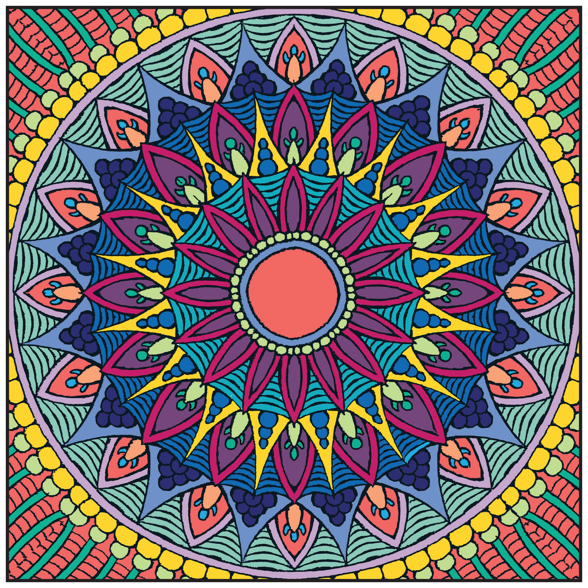 Imágenes Con Mandalas De Colores