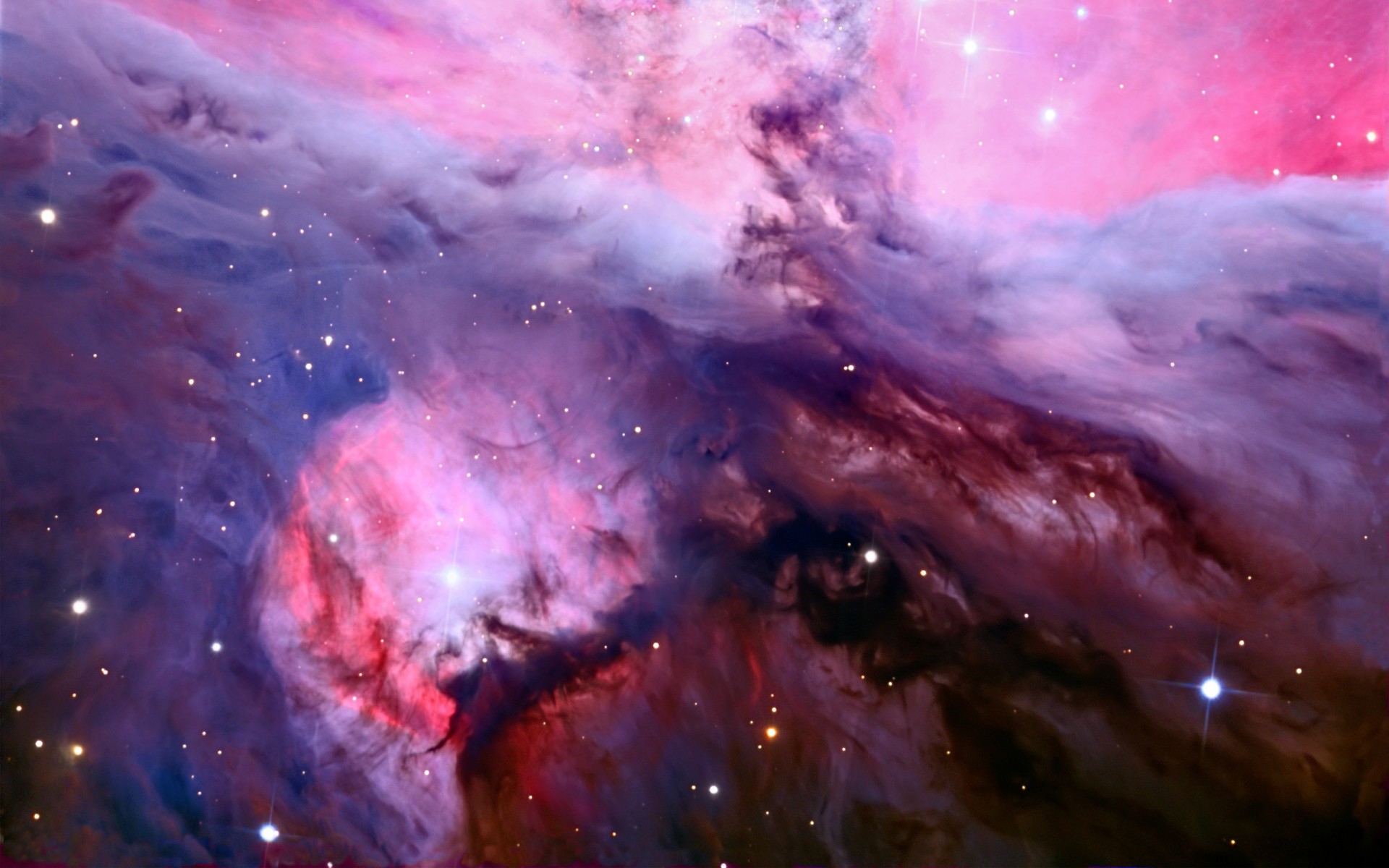 Purple Nebula 4K Galaxy 1080p space planets stars asteroids belt