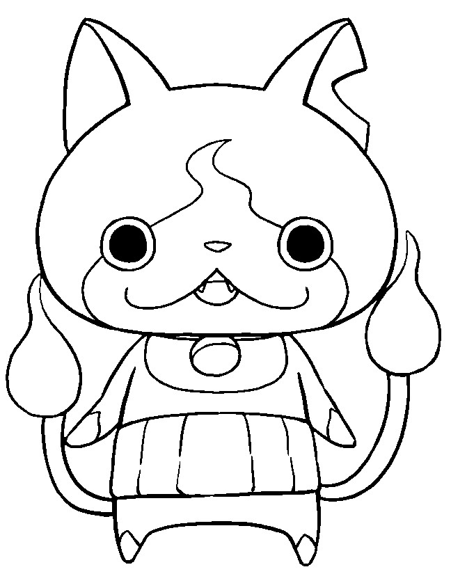 Dibujos De Yo Kai Watch Para Colorear E Imprimir