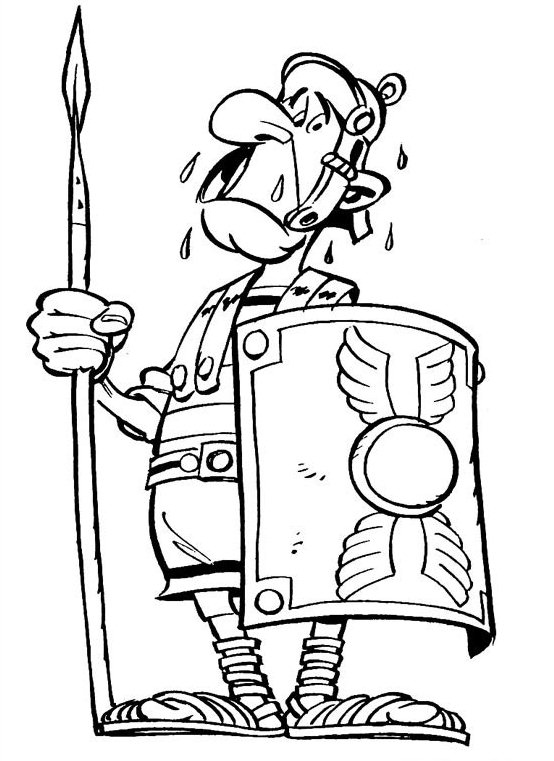 Dibujos de Asterix y Obelix para Colorear e Imprimir