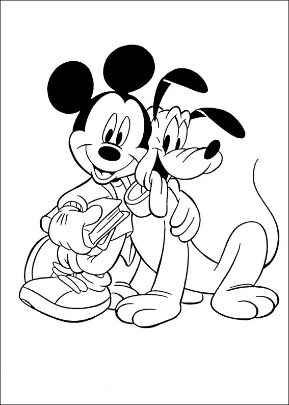 Dibujos De Pluto De Disney Para Colorear Pintar E Imprimir Gratis