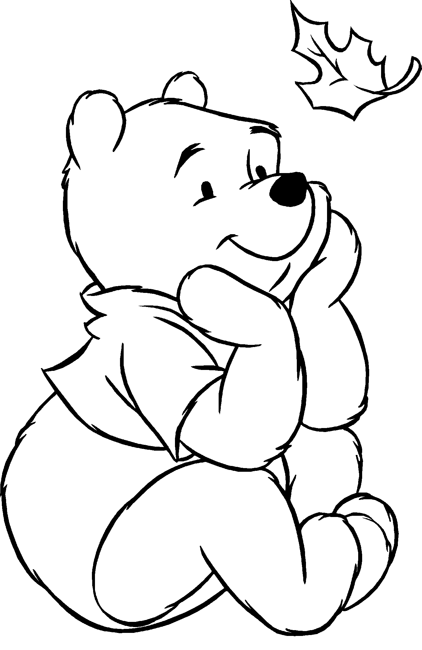 Dibujos de Winnie Pooh para Colorear, Pintar e Imprimir Gratis