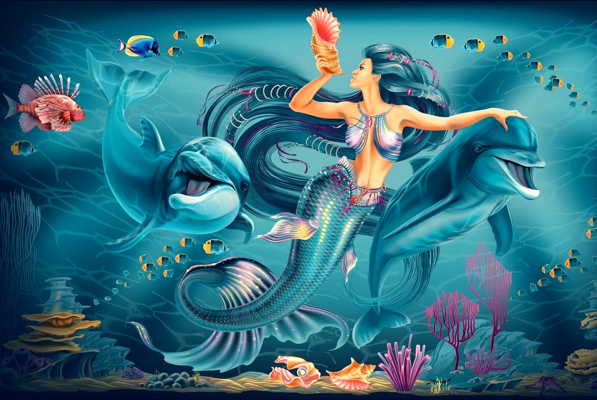 Fondos de pantalla de Sirenas Hermosas, Wallpapers HD Gratis