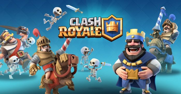 Clash Royale, caratula y logo