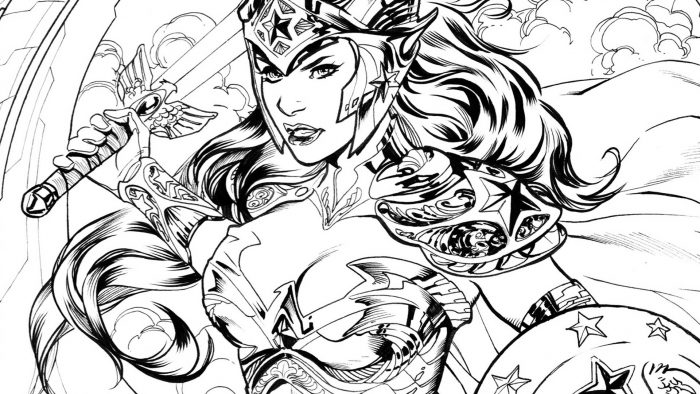 Dibujos para colorear de Wonder Woman