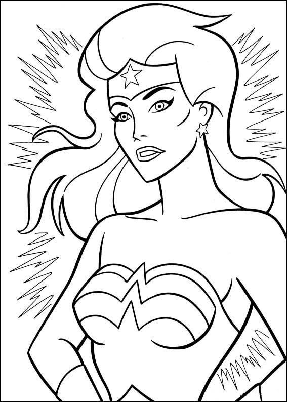 Dibujos de Wonder Woman para Colorear e Imprimir dibujos de wonder woman para colorear