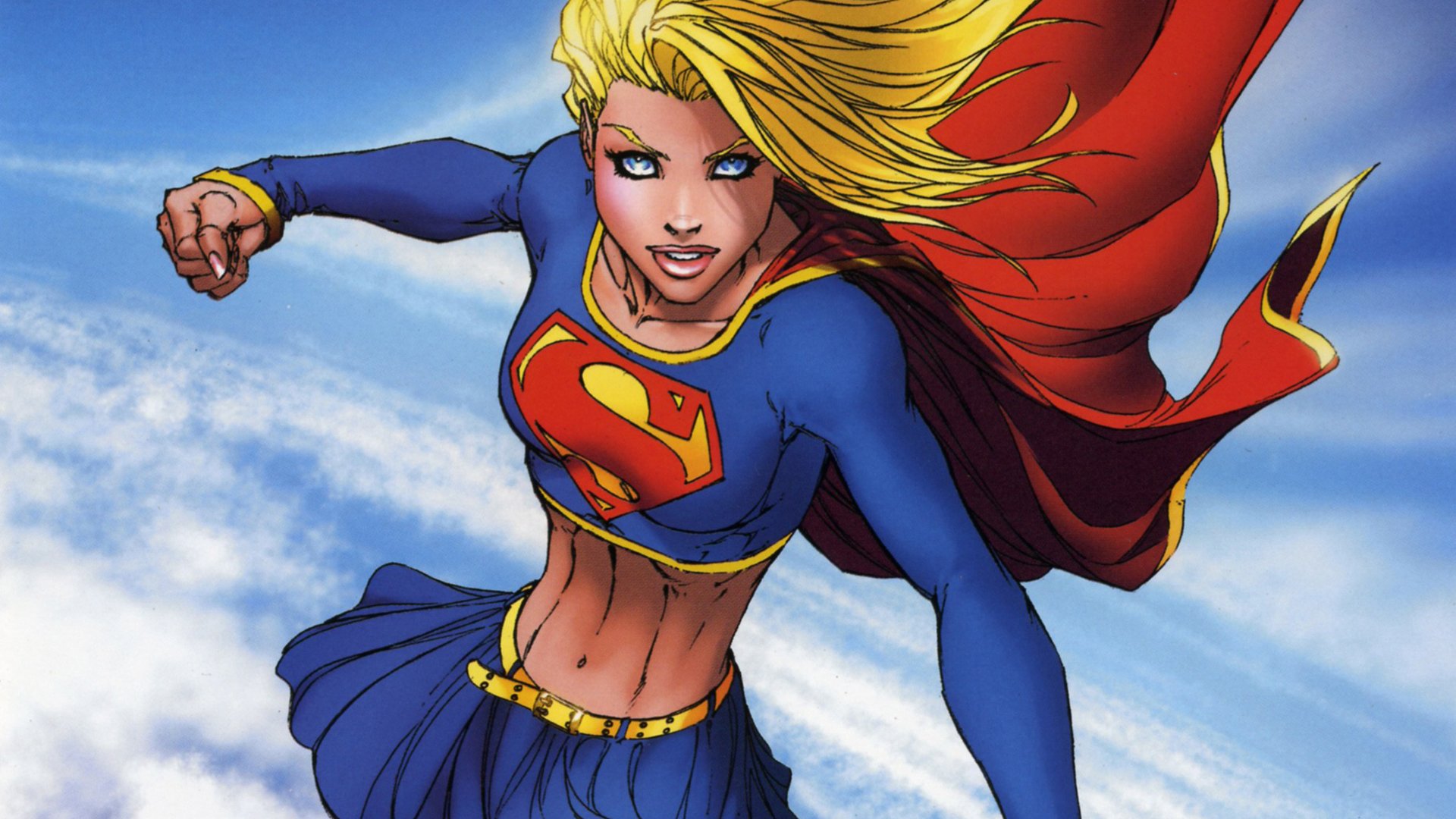 Fondos de pantalla con dibujos de Supergirl, Wallpapers HD