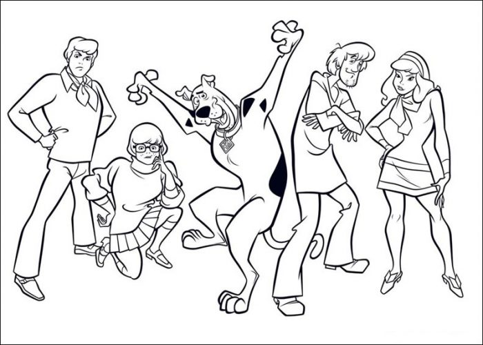 Dibujos de Scooby Doo para Colorear e Imprimir