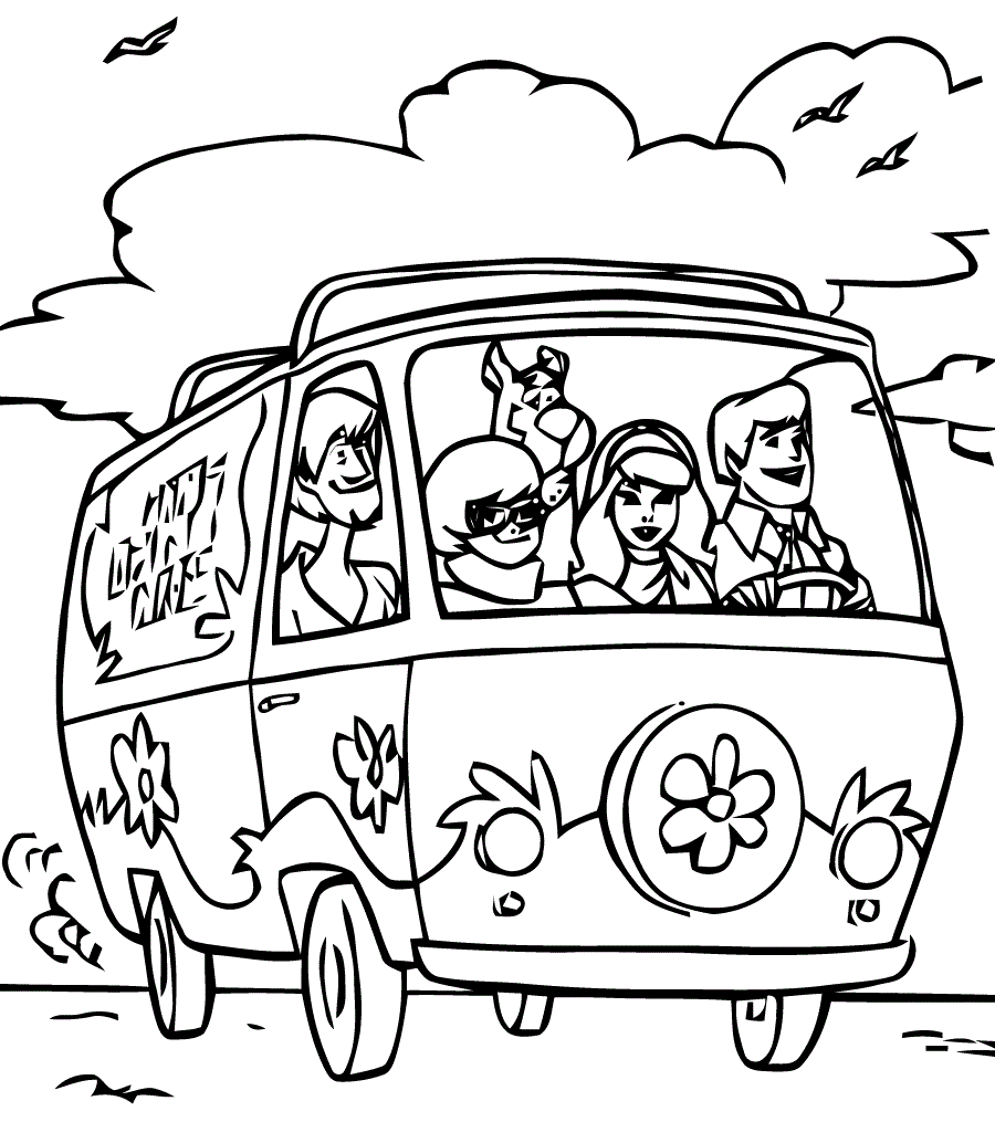 Dibujos De Scooby Doo Para Colorear E Imprimir