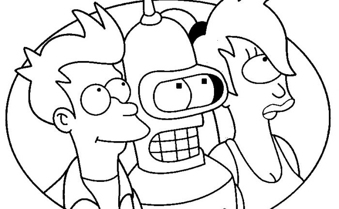 Dibujos de Futurama para Imprimir, Pintar y Colorear