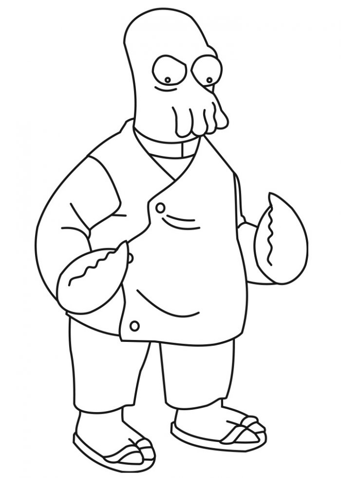 Dibujo del Doctor Zoidberg