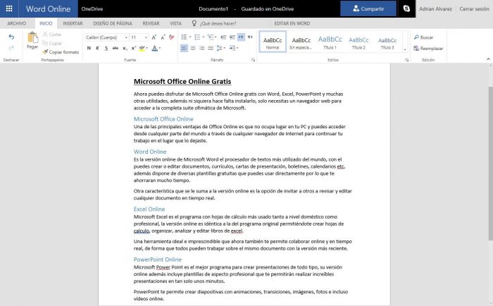 Microsoft Office Online