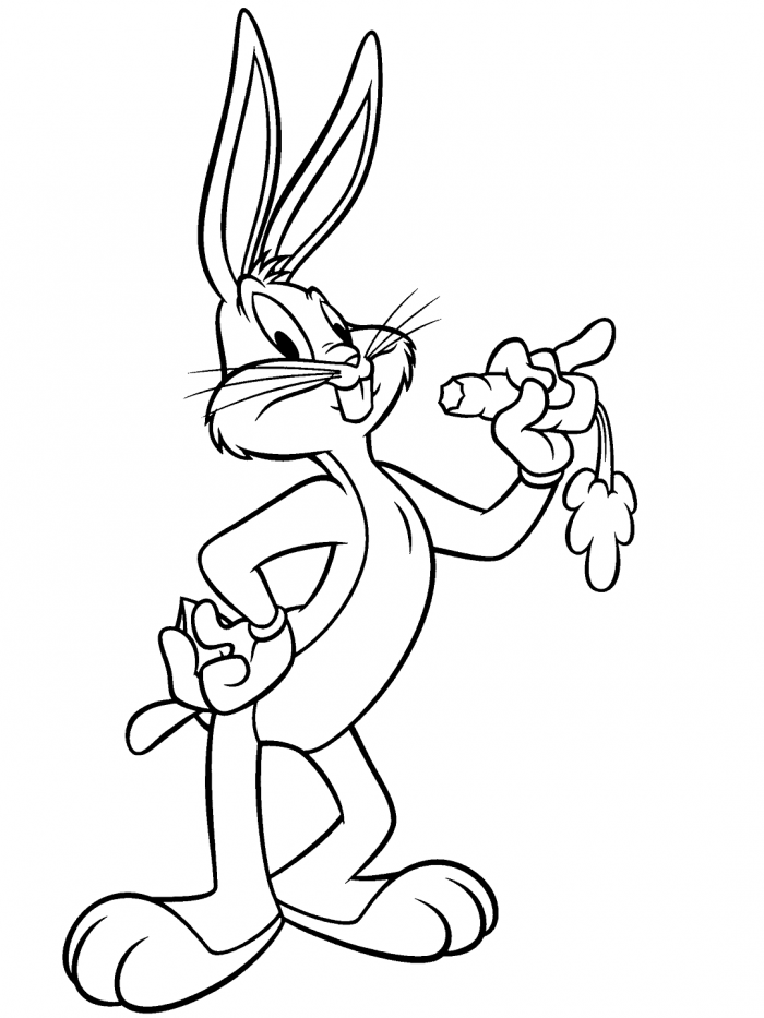 Dibujos de Bugs Bunny para Colorear