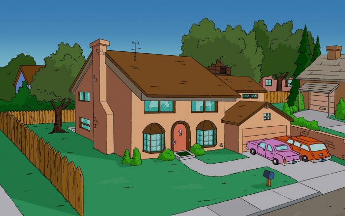 Casa de Los Simpson Wallpaper