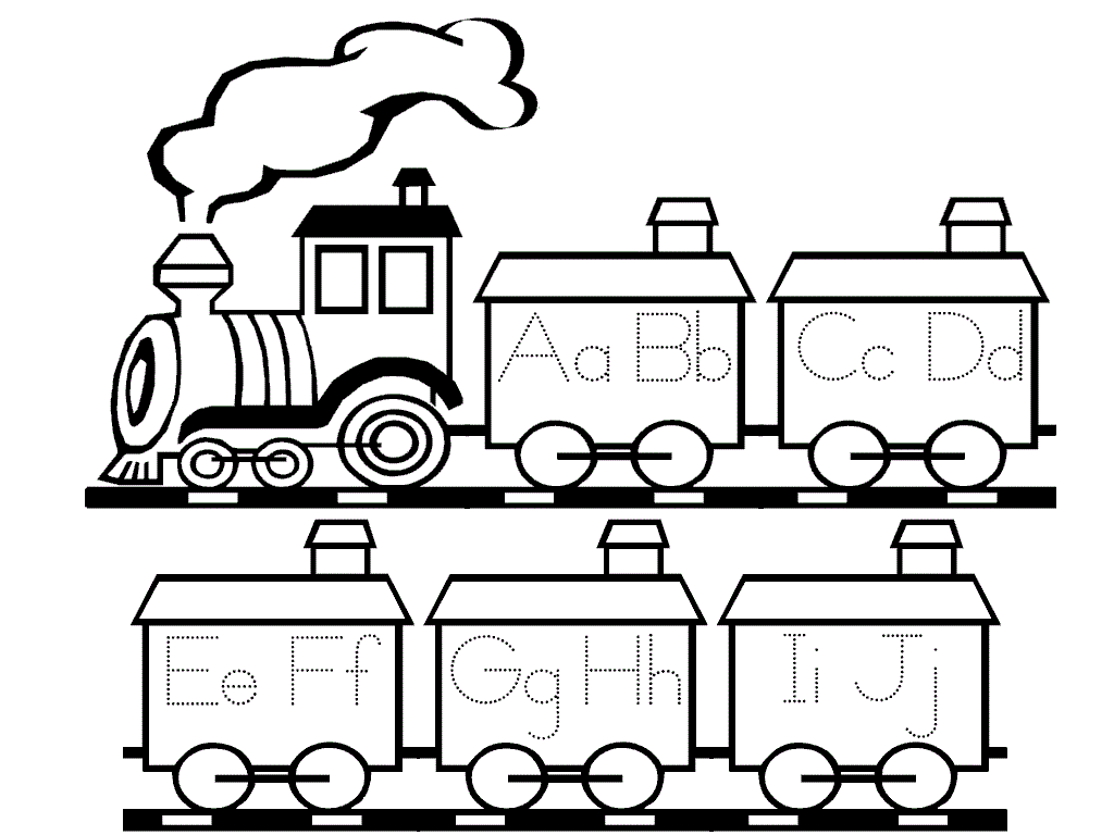 Dibujos de Trenes para Colorear, pintar e imprimir gratis