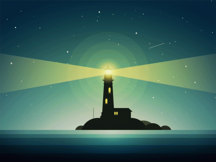 Gifs de Faros, Imágenes con movimiento de Faros