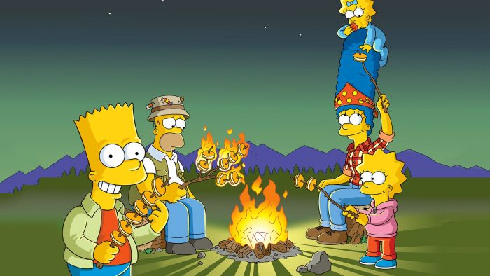 Los Simpson de Acampada