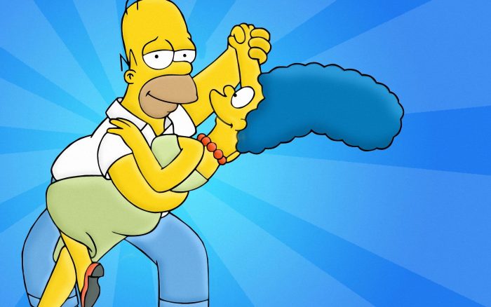 Homer y Marge Simpson Wallpaper