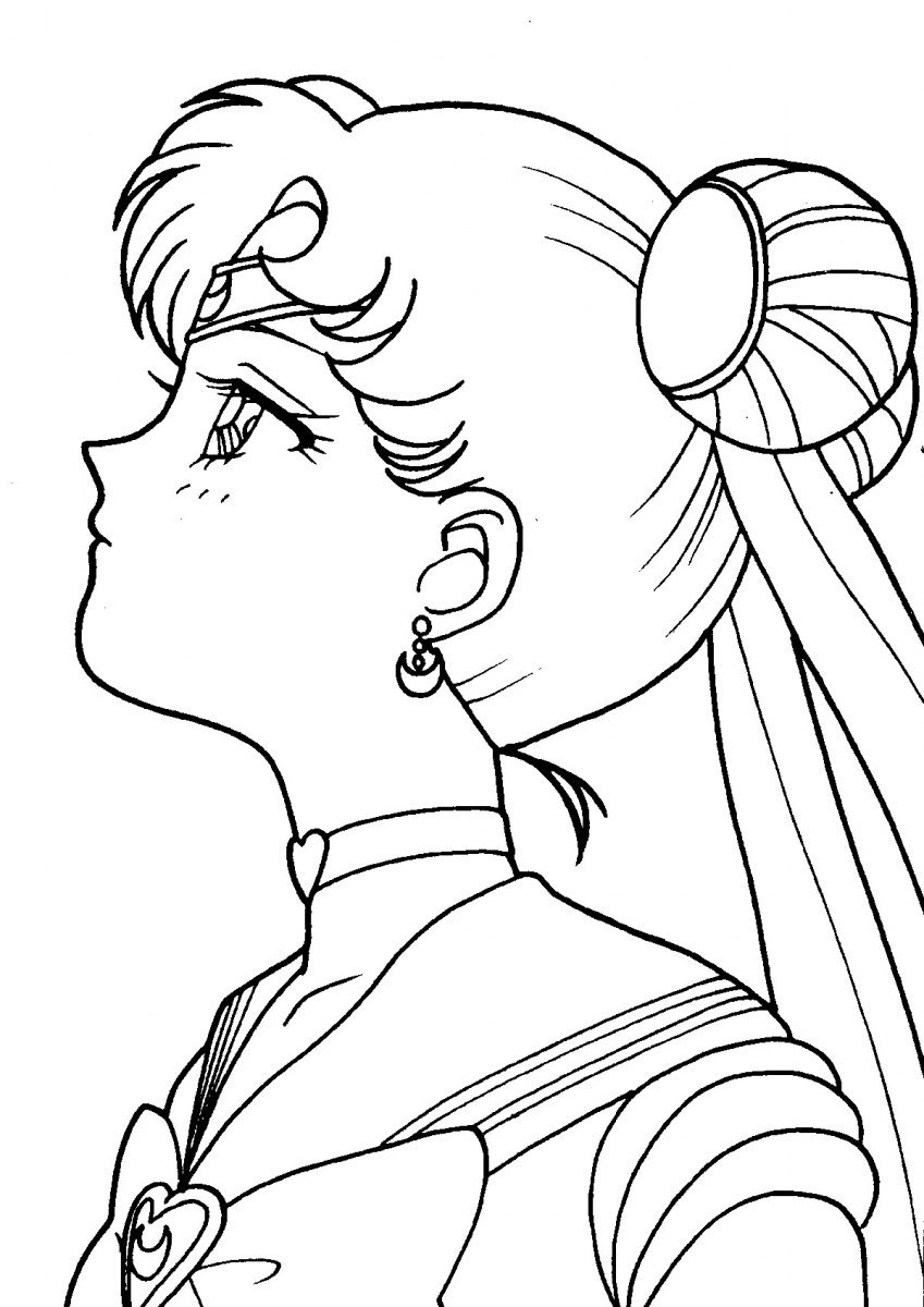 Dibujos de Sailor Moon para Colorear, pintar e Imprimir Gratis