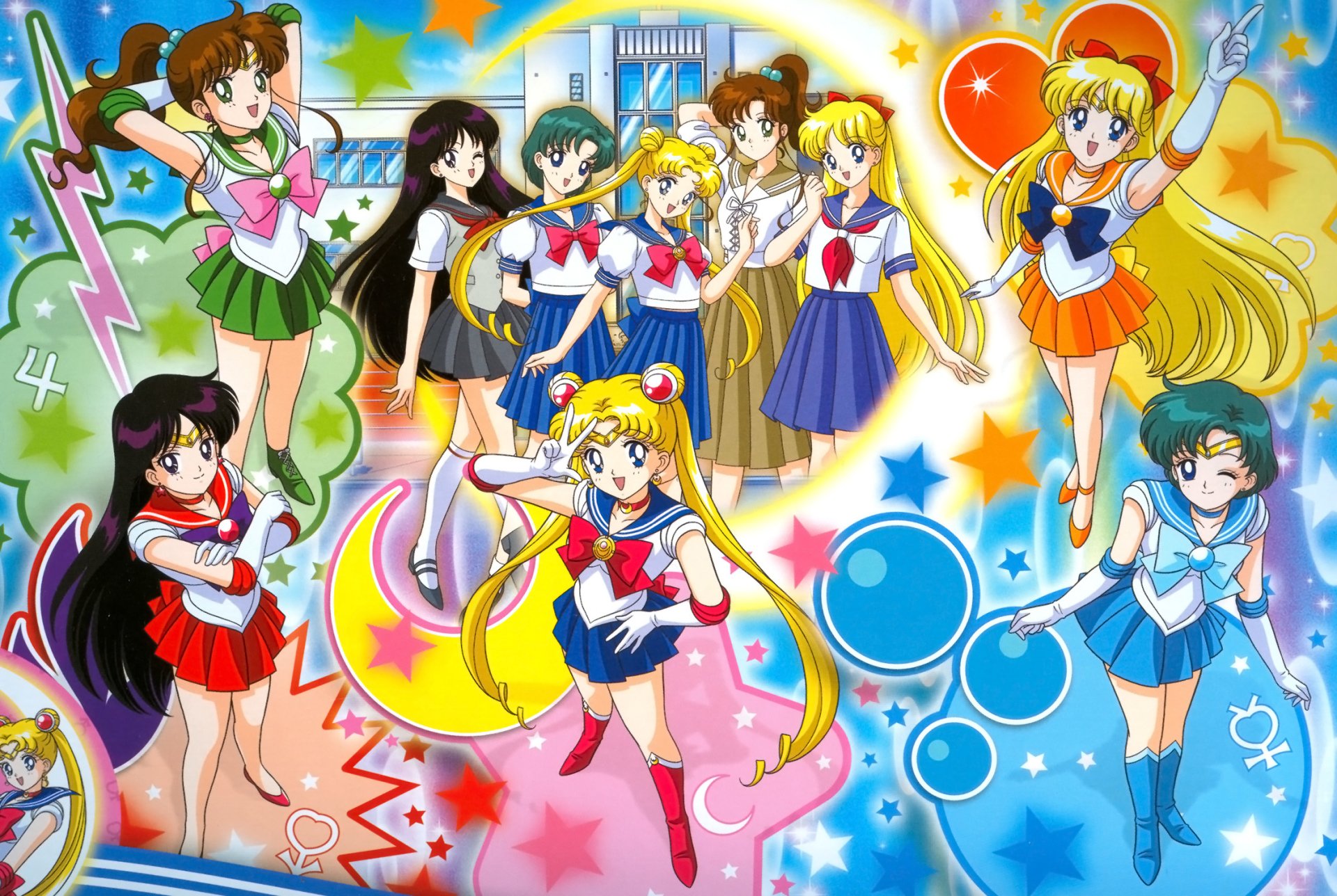 Sailor Moon Fondos Para Pc The Sailor Moon Video Game Series Is Based