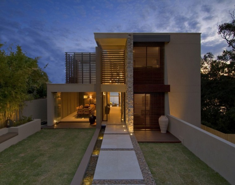 Fachadas de casas de Piedra modernas, clásicas y minimalistas