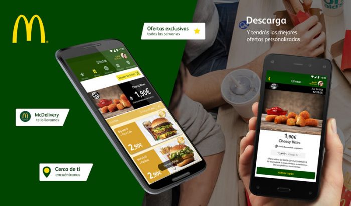 App de Macdonals, aplicación de Macdonals para Android