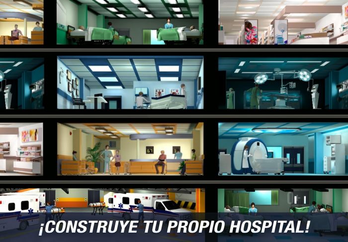 Juego de construir y gestionar hospital