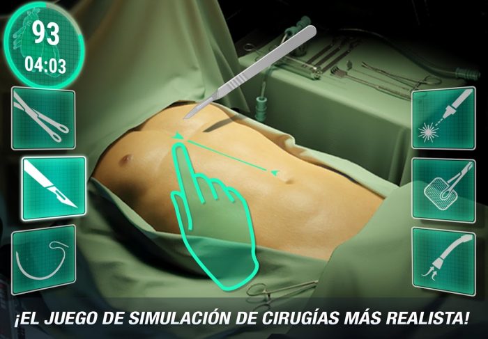 juego de operaciones medicas para Android e iPhone