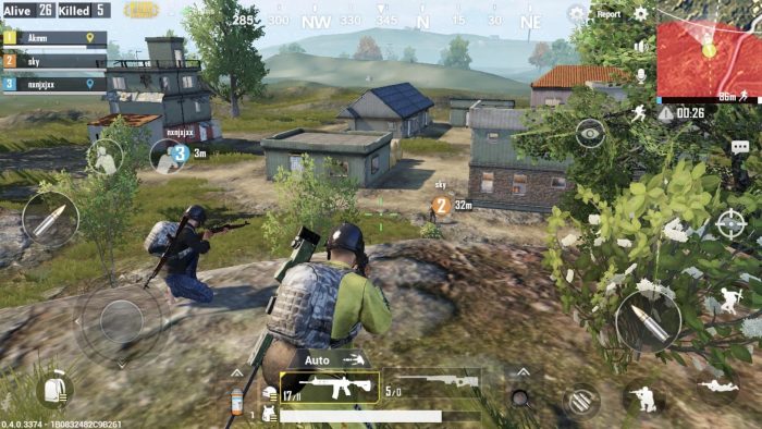 Captura de pantalla de PUBG para móviles Android e IOS