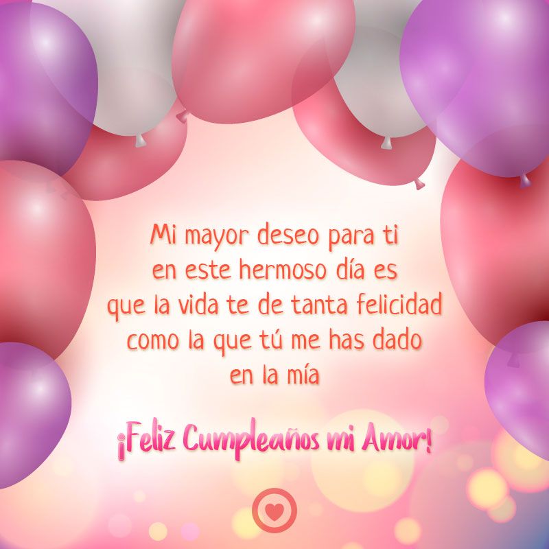 Felicitaciones Para Cumpleaos Mi Novia