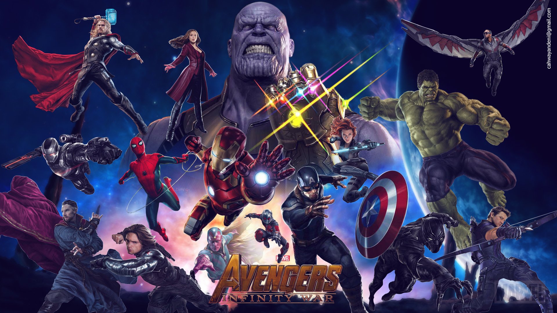 Fondos de Los Vengadores Infinity War, Wallpapers Avengers 