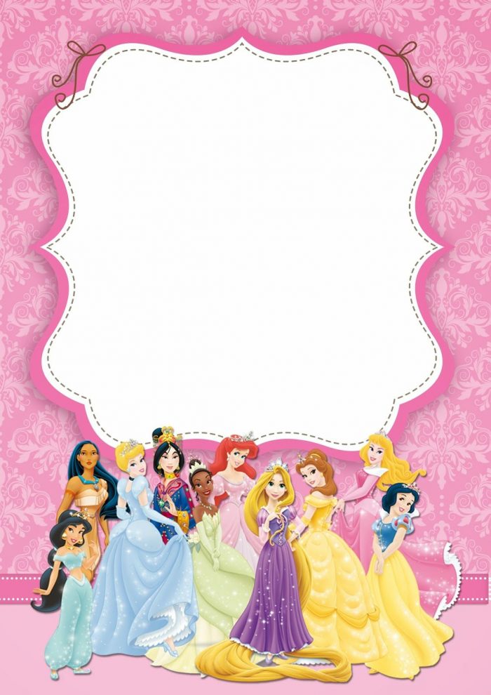 Diploma Princesas Disney para niñas
