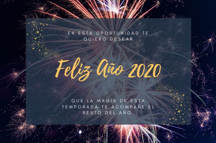 feliz año 2020