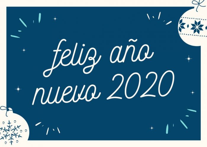 tarjetas para felicitar la entrada de año nuevo