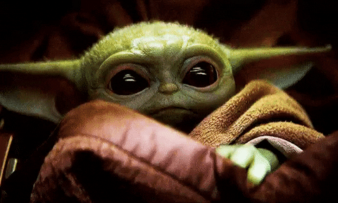 Imágenes de Baby Yoda con movimiento, gifs animados