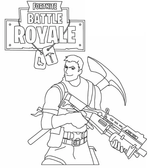 Dibujos de Fortnite para colorear e imprimir