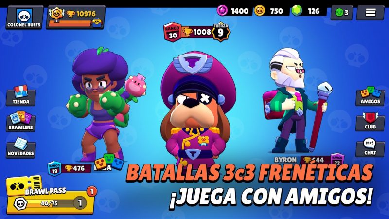 Brawl Stars Batallas de 3 contra tres