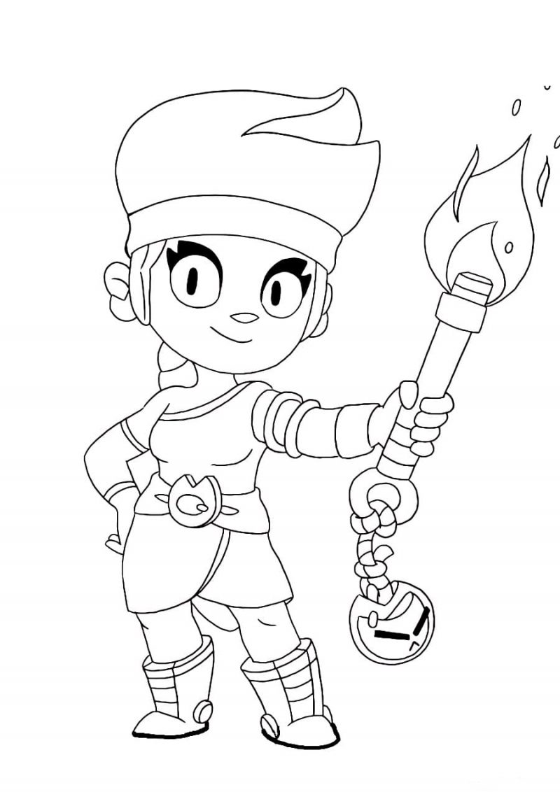 Dibujos de Brawl Stars para colorear