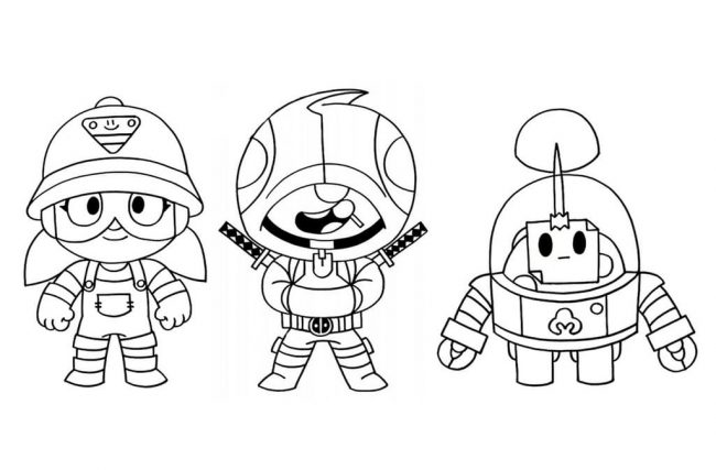 Dibujos de Brawl Stars para colorear e imprimir