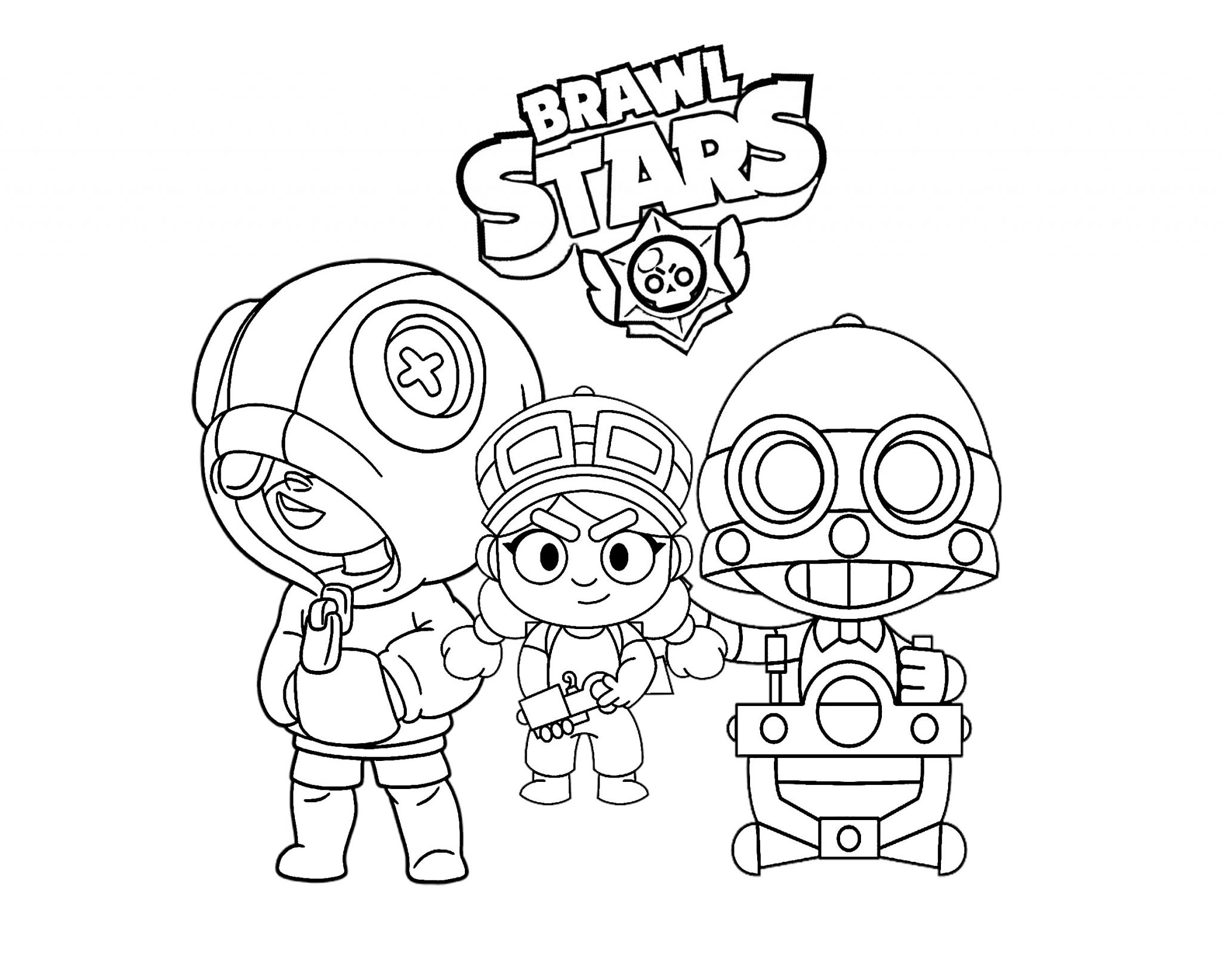Dibujos de Brawl Stars para colorear e imprimir