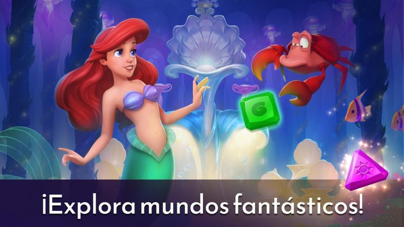 Explora mundos fantasticos en Disney Princesas Gemas Magias